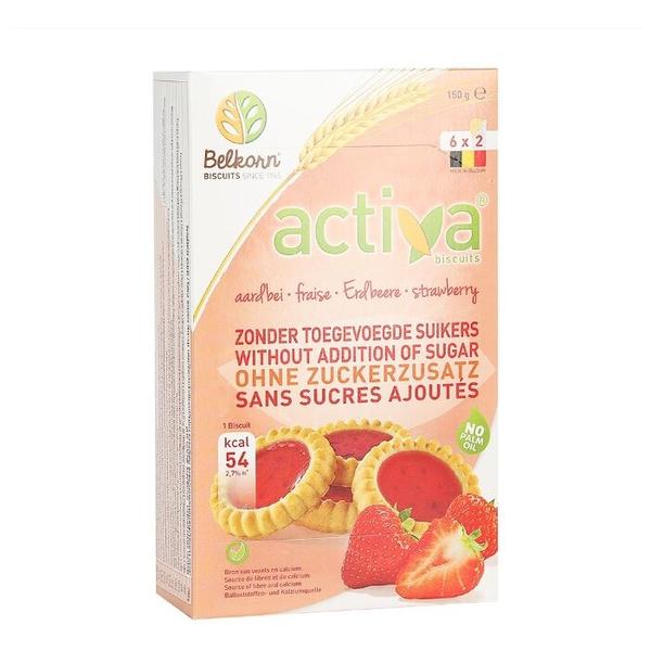 Печенье Activa клубничное без сахара, 150 г