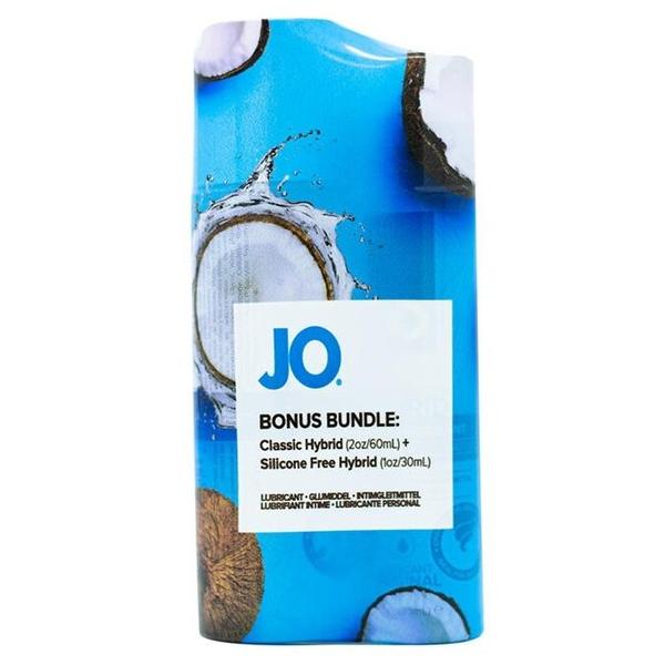 Гель-смазка JO Bonus Bundle: Classic Hybrid Silicone + Free Hybrid