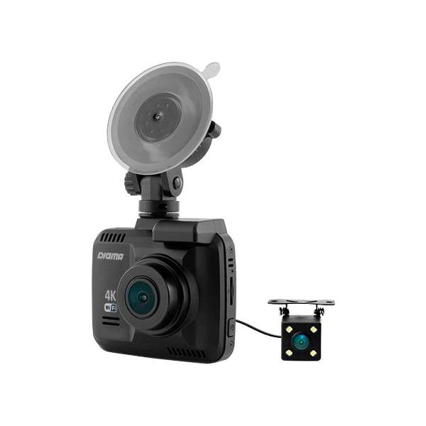 DIGMA FreeDrive 600-GW DUAL 4K, 2 камеры, GPS