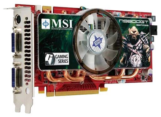 MSI GeForce 9800 GT 660Mhz PCI-E 2.0 1024Mb 1800Mhz 256 bit 2xDVI TV HDCP YPrPb