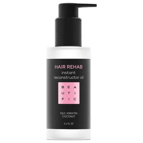BEAUTIFIC Масло Hair Rehab реконструктор для поврежденных волос с кератином и шелком