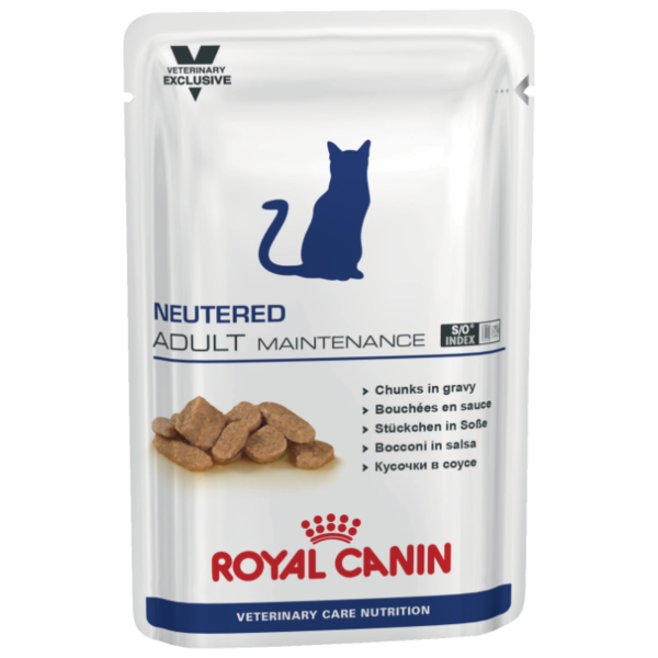 Корм для стерилизованных кошек Royal Canin Neutered Maintenance для профилактики МКБ, мясное ассорти 100 г (кусочки в соусе)