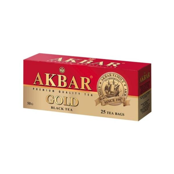 Чай черный Akbar Gold в пакетиках