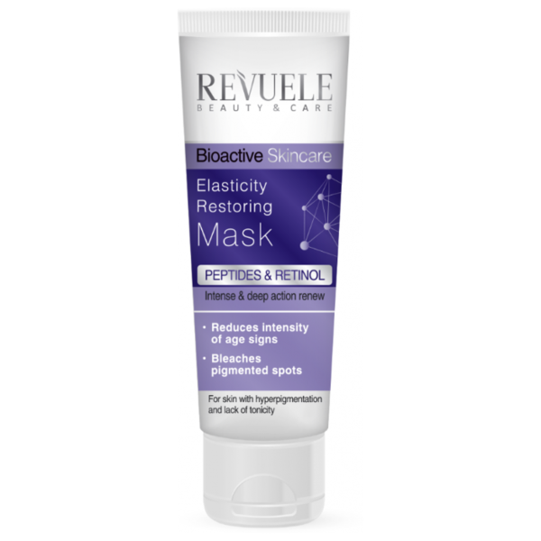 Revuele Bioactive skincare Peptides&Retinol маска восстанавливающая упругость и отбеливающая