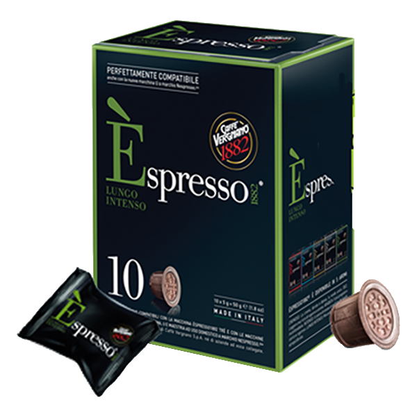 Кофе в капсулах Caffe Vergnano 1982 Espresso Lungo Intenso (10 капс.)