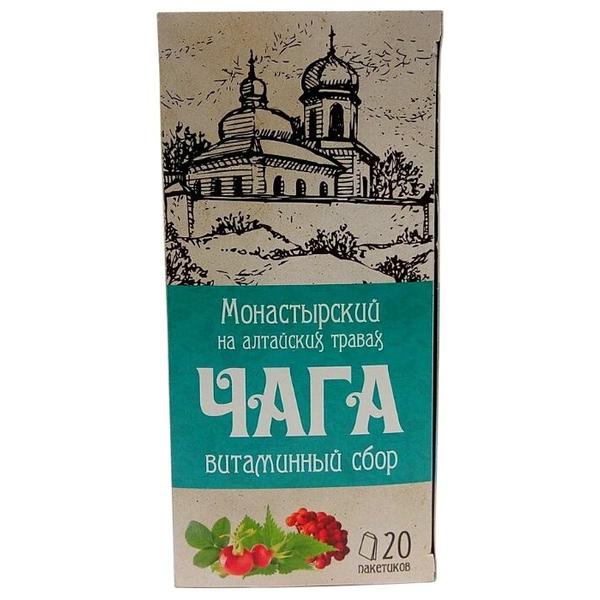 Чайный напиток травяной Chagoff Монастырский Чага витаминный сбор в пакетиках