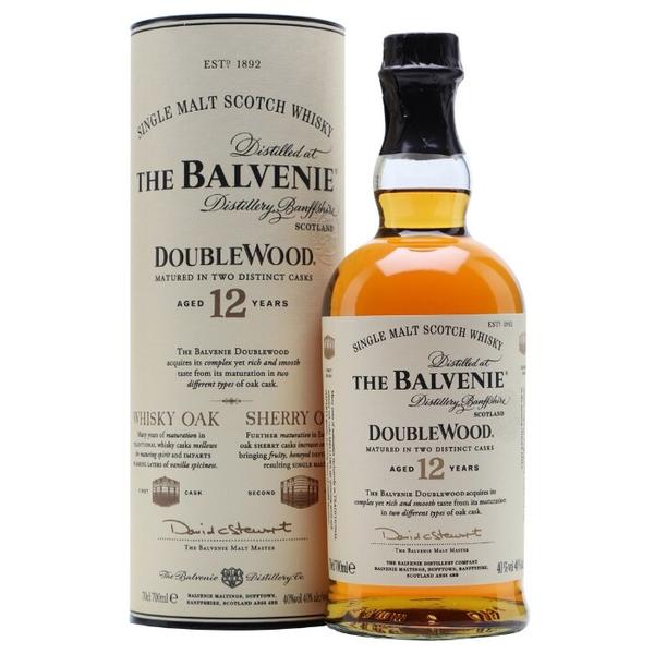 Виски Balvenie Doublewood 12 лет, 0.7 л, подарочная упаковка