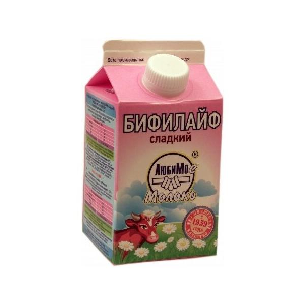 ЛюбиМое Молоко Бифилайф сладкий 2.5%