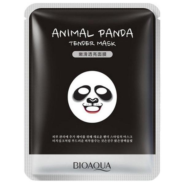 BioAqua Animal Face Panda Смягчающая тканевая маска для лица