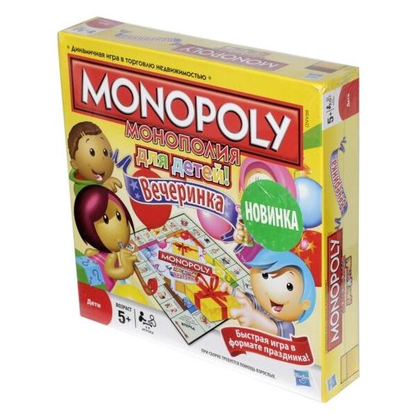 Настольная игра Monopoly для детей Вечеринка
