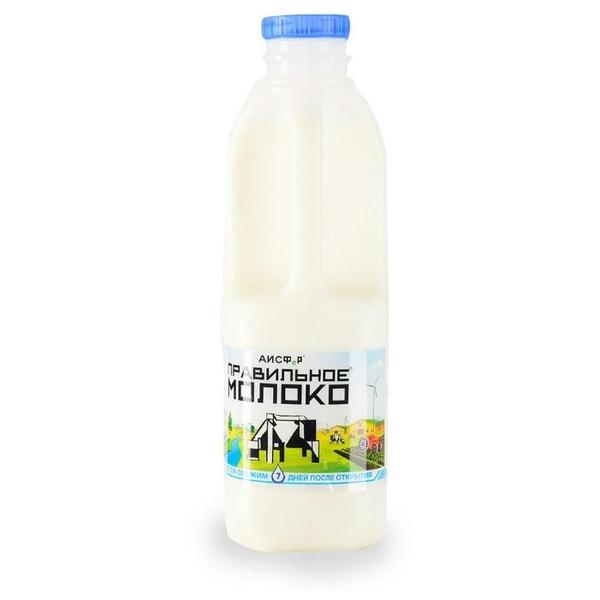 Молоко Правильное Молоко пастеризованное 1.5%, 0.9 л