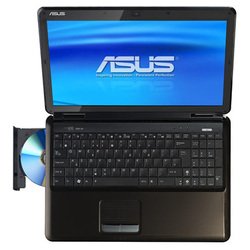 ASUS K50IN (Pentium T4300 2100 Mhz/15.6"/1366x768/2048Mb/250.0Gb/DVD-RW/Wi-Fi/Linux)
