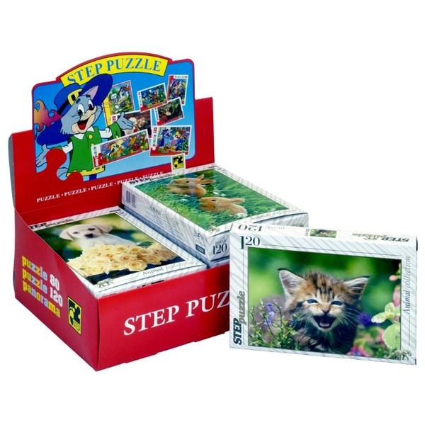 Пазл Step puzzle Золотая серия - 9, животные (75009), 120 дет.