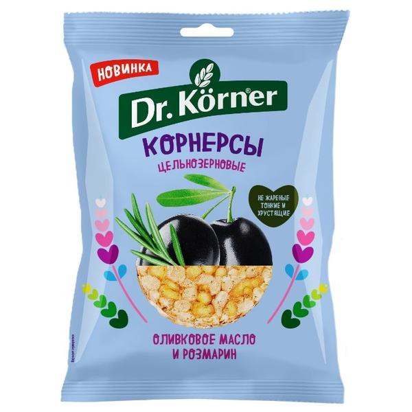 Чипсы Dr. Korner цельнозерновые кукурузно-рисовые корнерсы Оливковое масло и розмарин