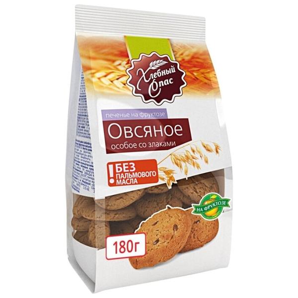 Печенье Хлебный Спас овсяное Особое со злаками на фруктозе, 180 г