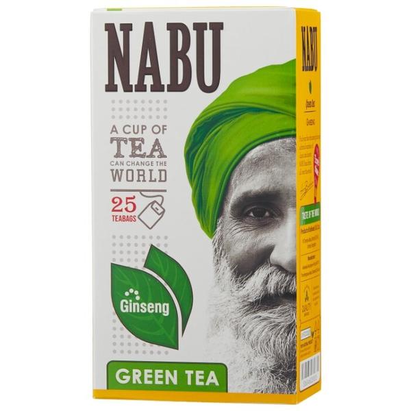 Чай зеленый Nabu Ginseng в пакетиках