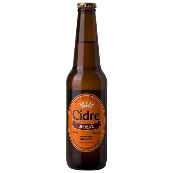 Сидр Cidre Royal with Apricot полусладкий 0.33 л