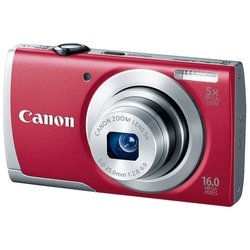 Canon PowerShot A2600 (red +4Gb SD, +case 16Mpix Zoom5x 3 720p SDHC IS el NB-11L)
