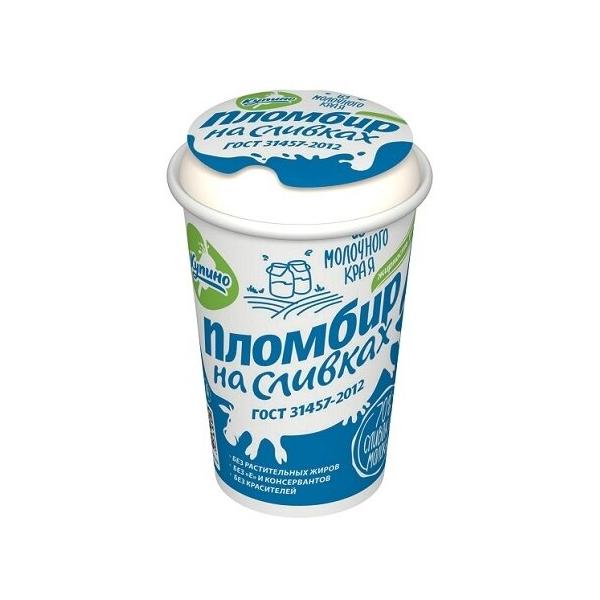 Мороженое Купино пломбир на сливках ванильное, 80 г