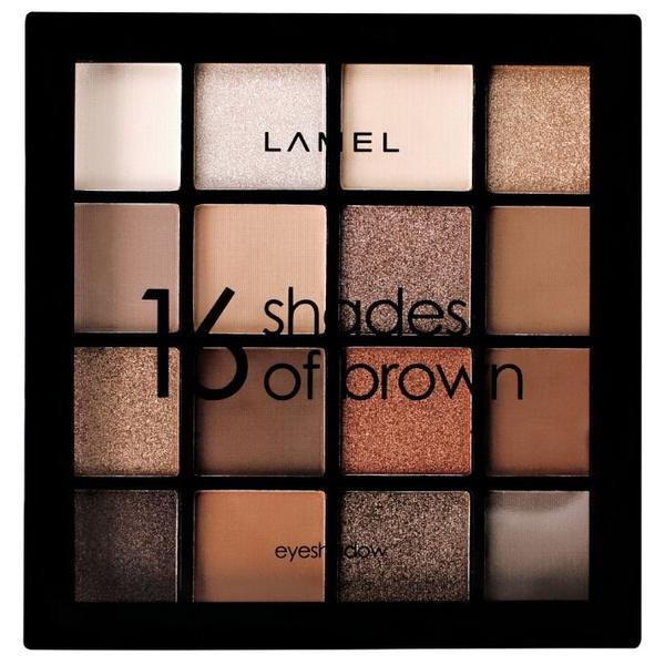 Lamel Professional Тени для век 16 Shades of brown