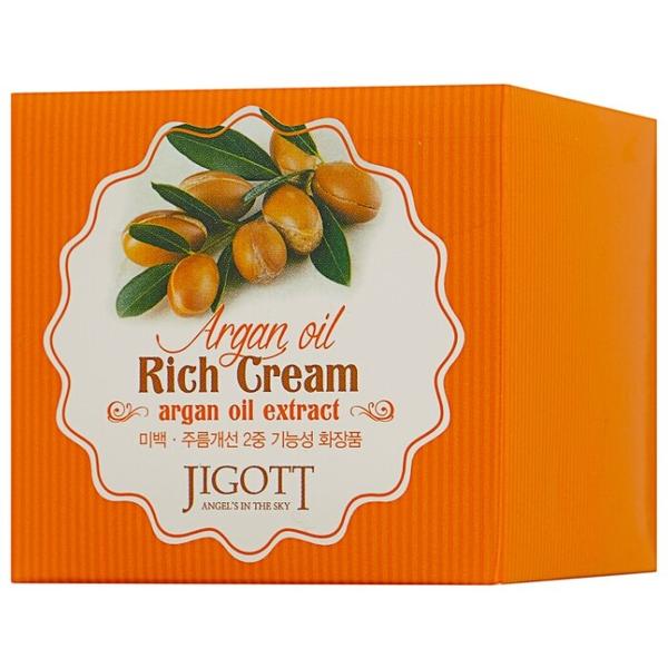 Jigott Argan Oil Rich Cream Насыщенный крем для лица с аргановым маслом