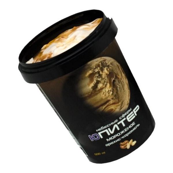 Мороженое Iceumi сливочное Юпитер Арахис-карамель, 400 г