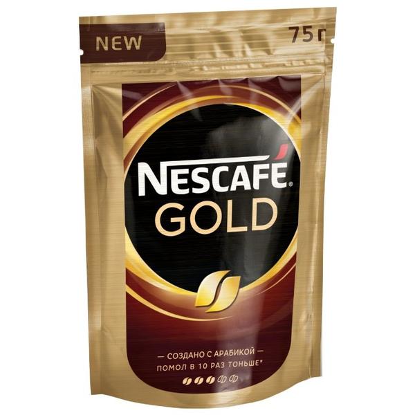 Кофе растворимый Nescafe Gold, пакет