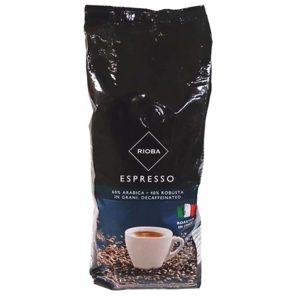 Кофе в зернах Rioba Espresso Decaffeinated