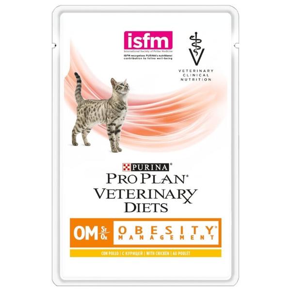 Корм для кошек Pro Plan Veterinary Diets Feline OM Obesity (Overweight) Management Chicken pouch