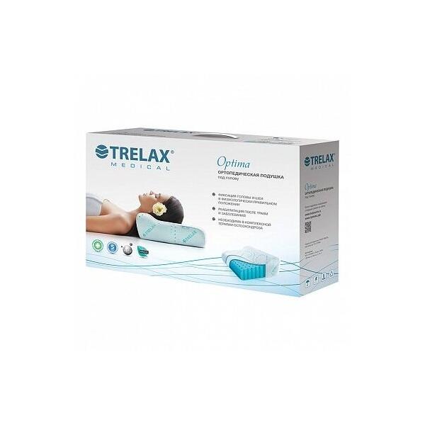 Подушка TRELAX ортопедическая Optima П01 S 33 х 50 см