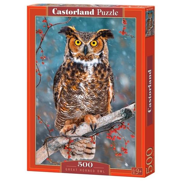 Пазл Castorland Great Horned Owl (B-52387), 500 дет.