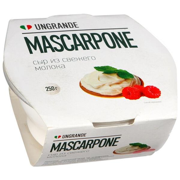 Сыр Unagrande творожный mascarpone из свежего молока 80%