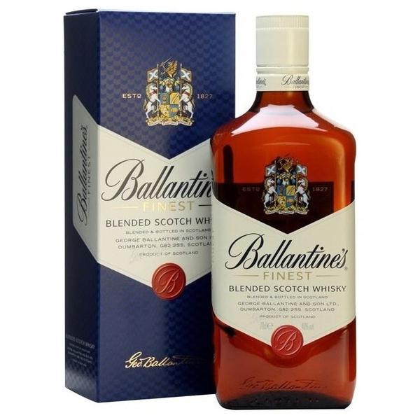 Виски Ballantine's Finest, 0.7 л, подарочная упаковка