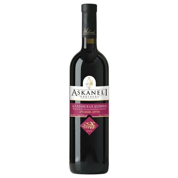 Вино Askaneli Brothers, Alazany valley Red semi-sweet, 0.75 л