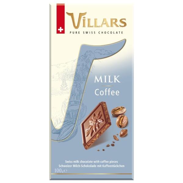 Шоколад Villars Milk Coffee молочный с хрустящей кофейной крошкой