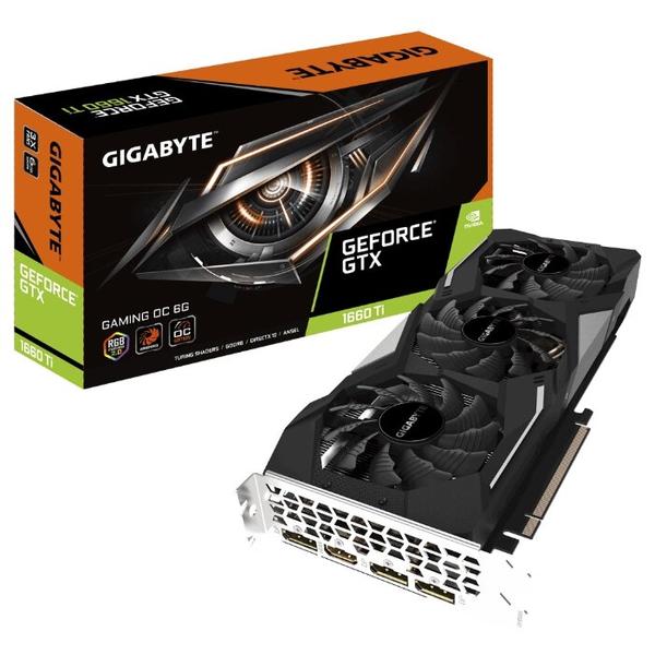 GIGABYTE GeForce GTX 1660 Ti 1860MHz PCI-E 3.0 6144MB 12000MHz 192 bit HDMI 3xDisplayPort HDCP GAMING OC