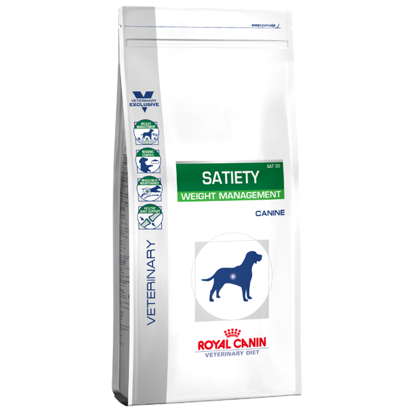 Корм для собак Royal Canin Satiety SAT30 при сахарном диабете, при избыточном весе, для здоровья костей и суставов