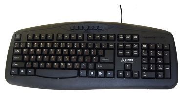 L-PRO 8003/1249 Keyboard Black USB