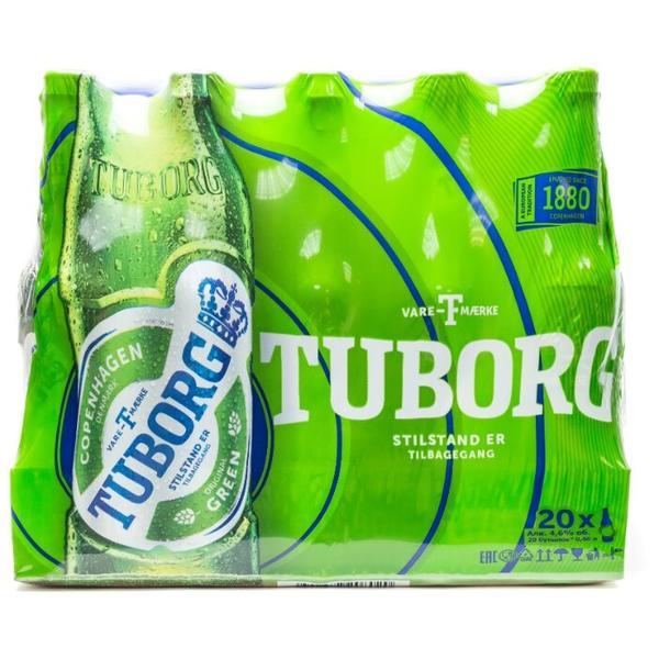 Пиво светлое Tuborg Green 0.48 л х 20 шт