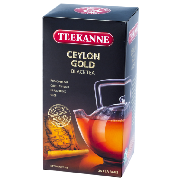 Чай черный Teekanne Ceylon gold в пакетиках