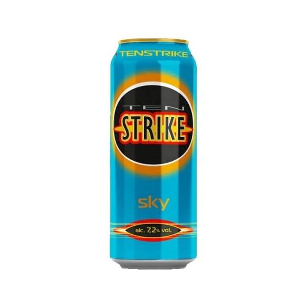 Слабоалкогольный напиток тонизирующий Ten Strike Sky 0.45 л