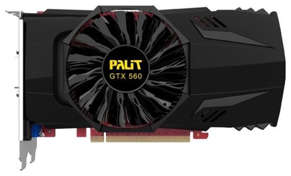 Palit GeForce GTX 560 810Mhz PCI-E 2.0 2048Mb 4008Mhz 256 bit 2xDVI HDMI HDCP