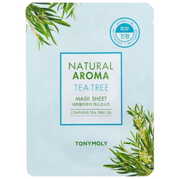 TONY MOLY тканевая маска Natural Aroma Tea Tree успокаивающая