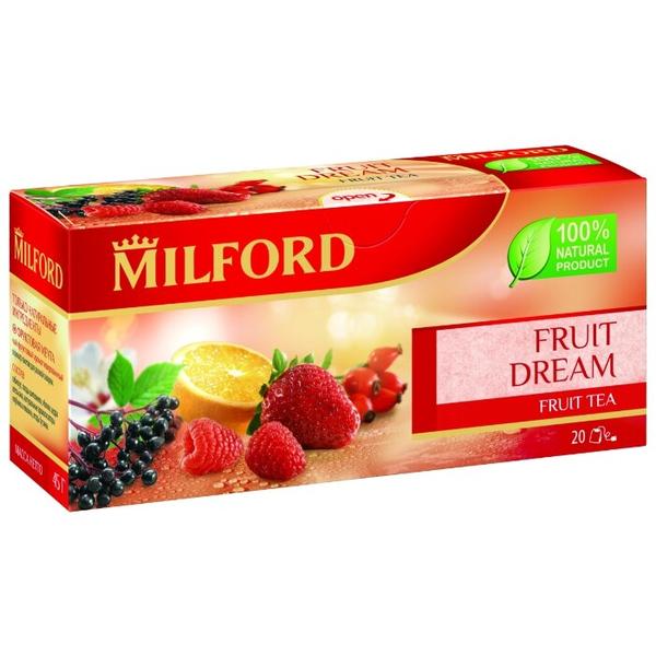 Чай красный Milford Fruit dream в пакетиках