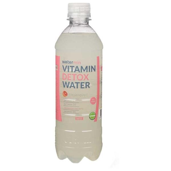 Watermin Detox Water вода витаминизированная со вкусом грейпфрута негазированная, ПЭТ