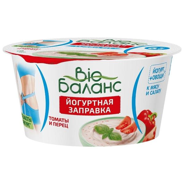 Заправка Био Баланс йогуртная Томаты и перец к мясу и салату 6% 140 г