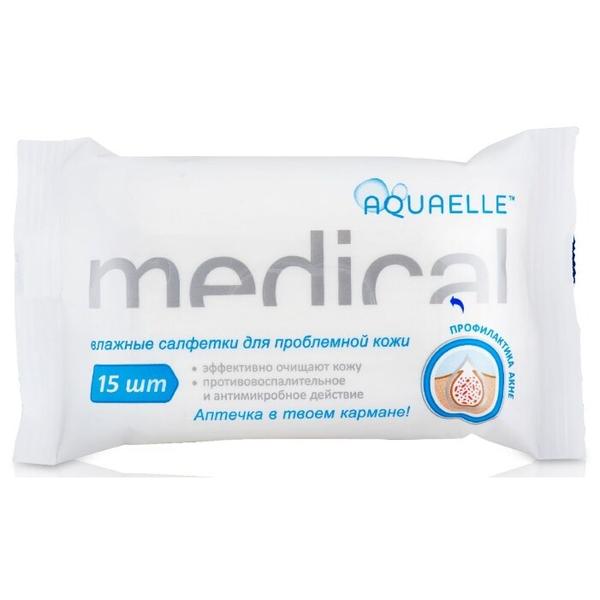 Aquaelle Влажные салфетки для проблемной кожи Medical