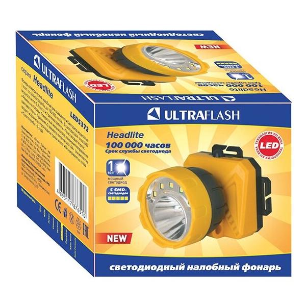 Налобный фонарь Ultraflash LED5372