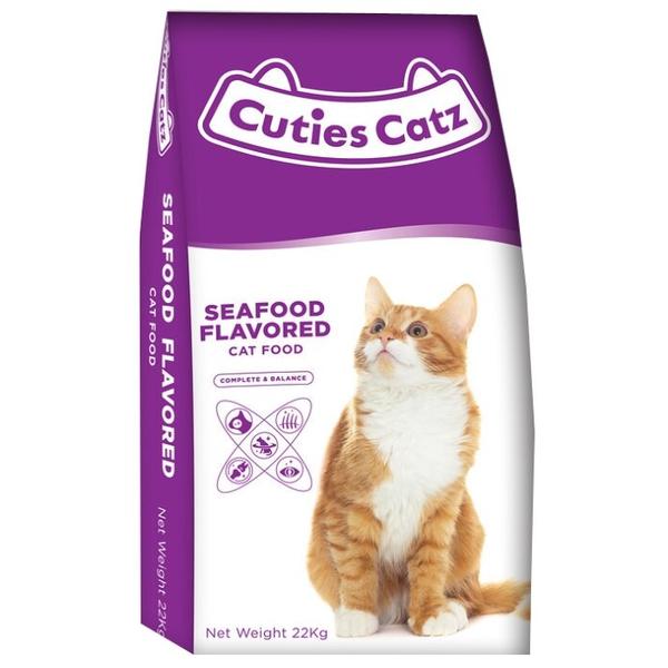 Корм для кошек Cuties Catz Seafood Flavour