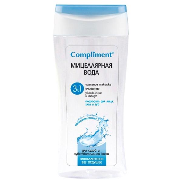 Compliment мицеллярная вода для сухой и чувствительной кожи 3 в 1